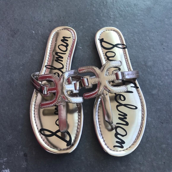 Sam Edelman Shoes - Sam Edelman Cara Flip Flop Nude Size 6.5 Gold